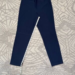 Eileen Fisher System Washable Slim Ankle Stretch Crepe Pant XS in Blue